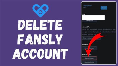 how to delete fansly account|How to Delete your Fansly 